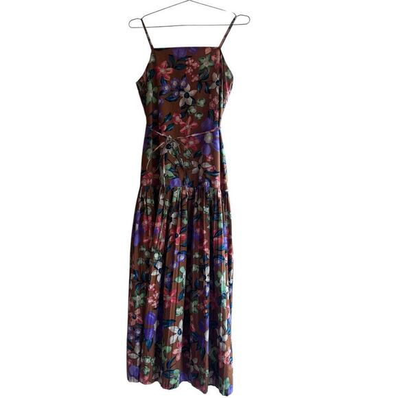 Current Air Pleated Floral Maxi NWT The Camille Size Large - Picture 10 of 11
